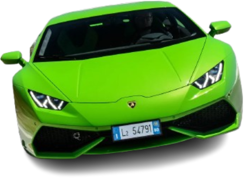 Lamborghini Huracan driven by a Hi Valet Supercar Care valet driver